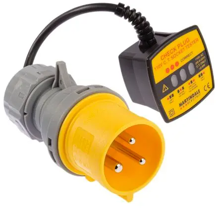Produktfoto 1 von Martindale Steckdosentester, 110V ac 3-Pin, 150V, CAT