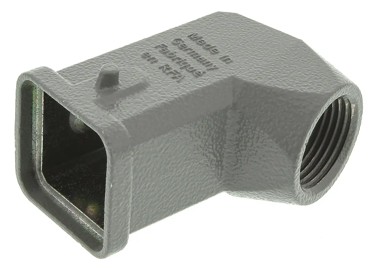 Produktfoto 1 von HARTING Han A Kappe für robusten Stromversorgungsstecker 1 Hebel 1, Anschlusshaube 3A Steckverbinderkappe, IP44, IP40