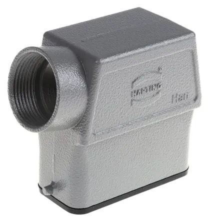 Produktfoto 1 von HARTING Han A Kappe für robusten Stromversorgungsstecker 1 Hebel 1, Anschlusshaube 10A Steckverbinderkappe, IP65