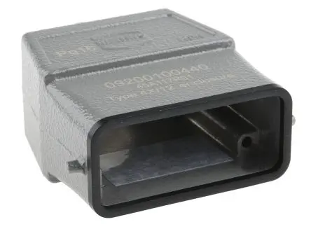 Produktfoto 1 von HARTING Han A Kappe für robusten Stromversorgungsstecker 1 Hebel 1 10A Steckverbinderkappe, IP65