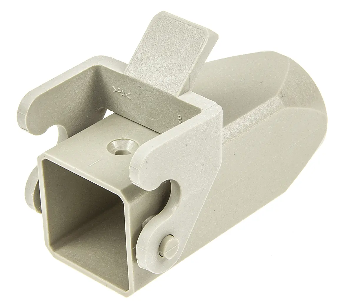 Produktfoto 1 von HARTING Han A Kappe für robusten Stromversorgungsstecker 1 Hebel 1, Kabel 3A Steckverbinderkappe, IP44, IP40