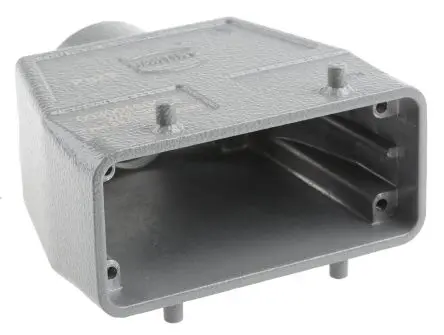 Produktfoto 1 von HARTING Han B Kappe für robusten Stromversorgungsstecker 2 Hebel 2, Anschlusshaube 16B Steckverbinderkappe, IP65
