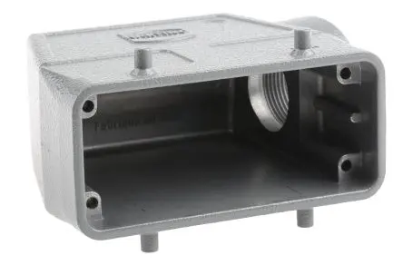 Produktfoto 1 von HARTING Han B Kappe für robusten Stromversorgungsstecker 2 Hebel 2 16B Steckverbinderkappe, IP65
