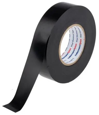 Produktfoto 1 von HellermannTyton HelaTape Flex Polyvinylchlorid Isolierband Schwarz,  Stärke  0.18 mm x 19mm x 20 m, -18 °C bis 105 °C