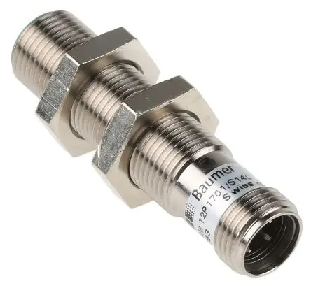 Produktfoto 1 von Baumer M12 Induktiver Näherungssensor, Gewinderohr PnP / 200mA 4 mm, IP67 30 V dc