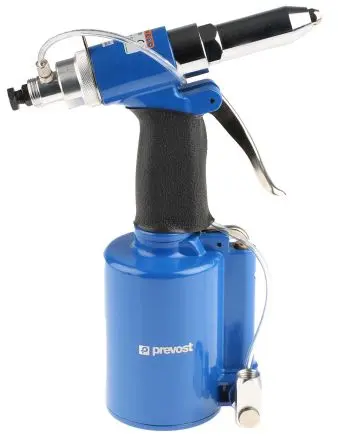 Produktfoto 1 von PREVOST 123 l/min Druckluft-Nietpistole 273mm 1.5 kg für Nieten bis 4.8 mm 6.35 (BSPF) mm