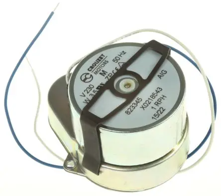 Produktfoto 1 von Crouzet 82 334 5 AC-Getriebemotor, 1-phasig Synchron Rechtsdrehend, 3.5 W 1rph 230V Panel