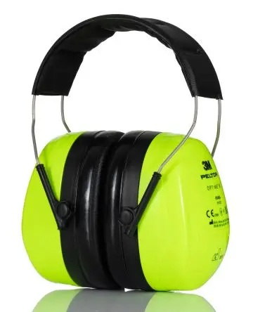 Produktfoto 1 von 3M PELTOR OPTIME Kopfband Gehörschutz, 34 dB, No Grün, Schwarz