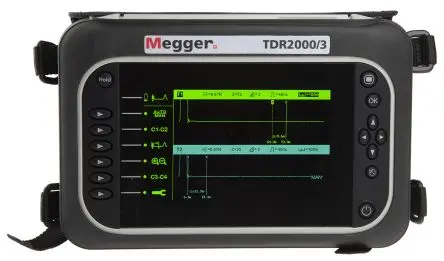 Produktfoto 1 von Megger Zeitbereichsreflektometer TDR2000/3 ±1 % 1 % 2 ns, USB