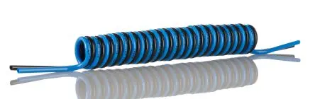 Produktfoto 1 von Festo 0.5 m PUN Polyurethan Spiralschlauch Blau, Schwarz, Innen-Ø 2.6 mm 60 °C