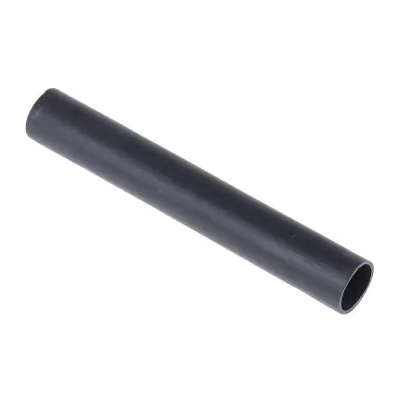 Produktfoto 1 von HellermannTyton TG40 Wärmeschrumpfschlauch, Polyolefin Schwarz, Ø 6 mm Schrumpfrate 4:1, Länge 50mm