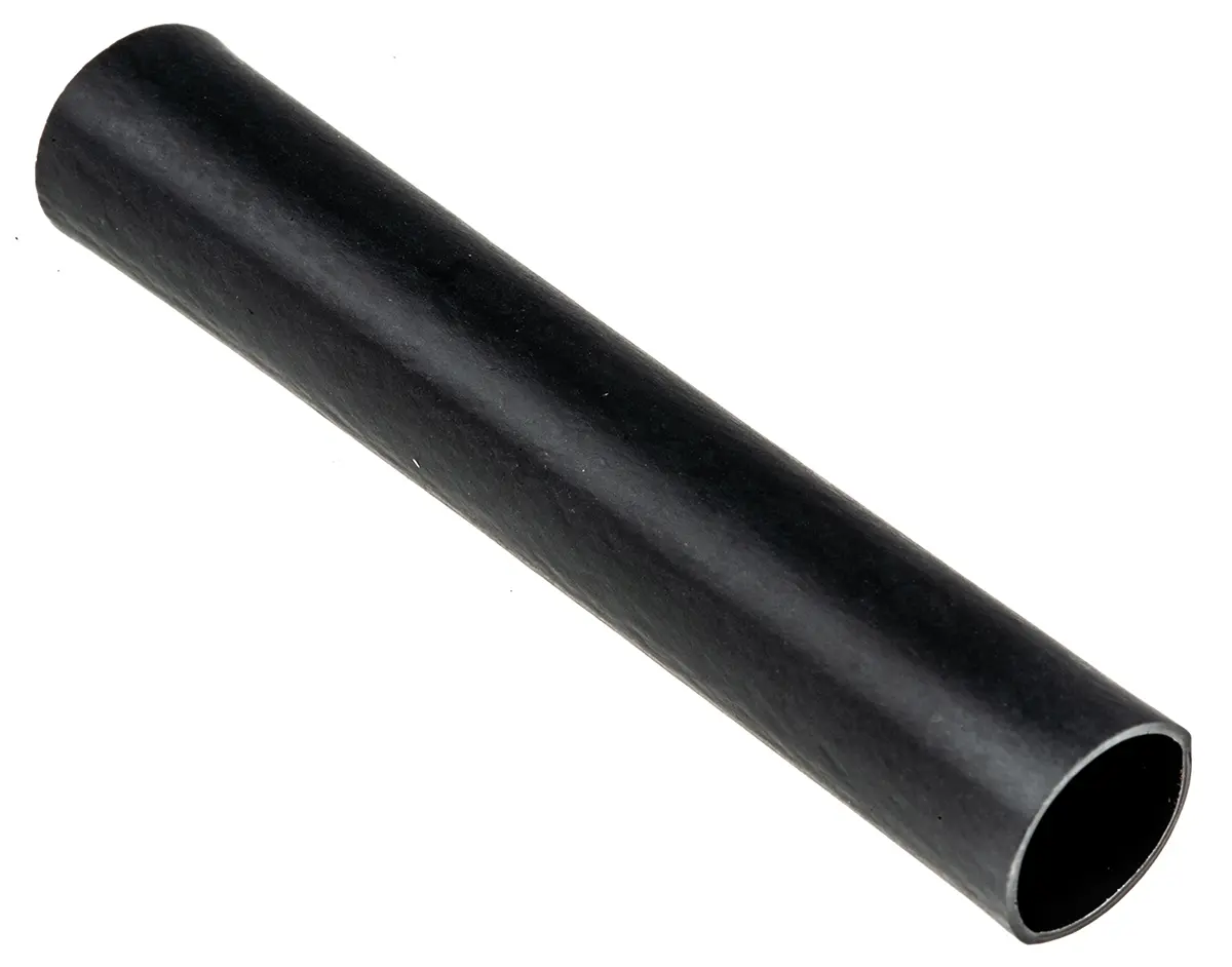 Produktfoto 1 von HellermannTyton TG40 Wärmeschrumpfschlauch, Polyolefin Schwarz, Ø 8 mm Schrumpfrate 4:1, Länge 50mm