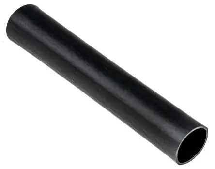 Produktfoto 1 von HellermannTyton TG40 Wärmeschrumpfschlauch, Polyolefin Schwarz, Ø 8 mm Schrumpfrate 4:1, Länge 50mm