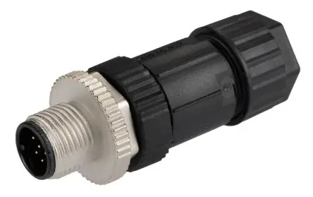 Produktfoto 1 von Amphenol Industrial SL7001 6.5 mm M12 Rundsteckverbinder Stecker 12-polig Stecker 1.5A Kabel IP67