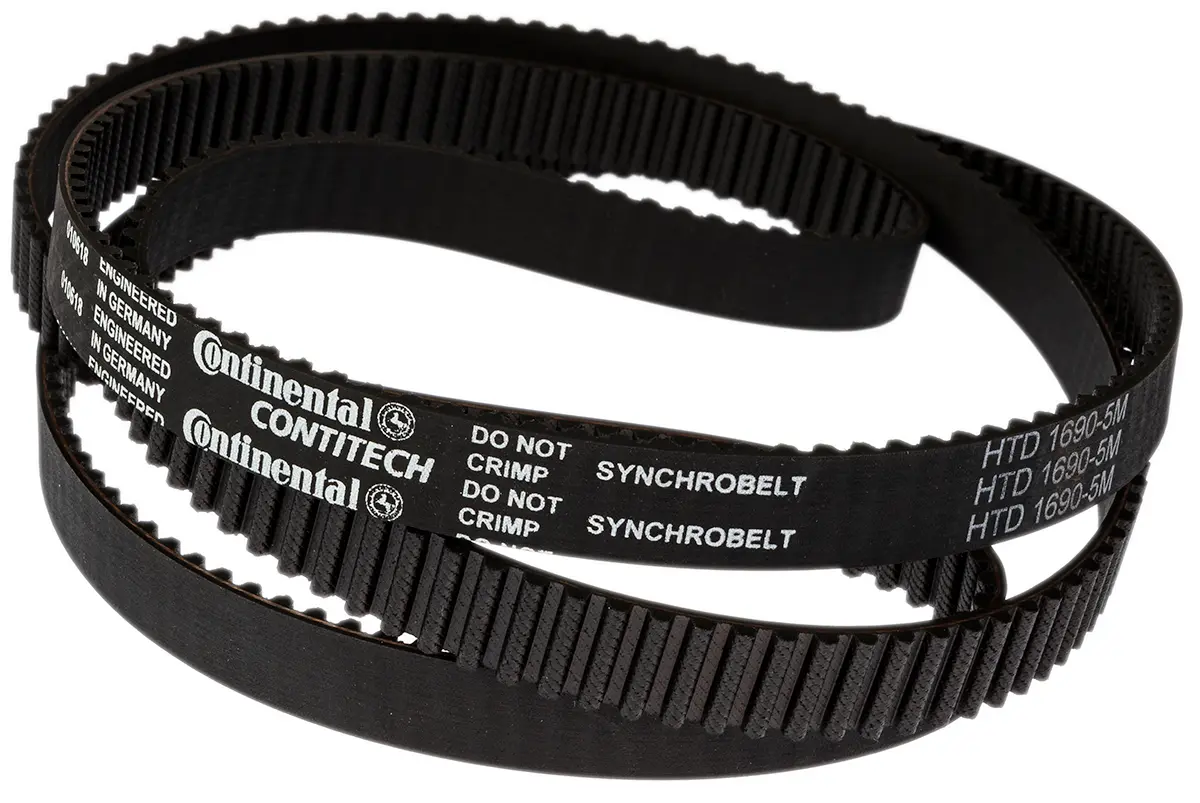 Produktfoto 1 von Contitech Glaskabel Gummi Zahnriemen 338 Zähne 1.69 m 15 mm, Teilung 5 mm