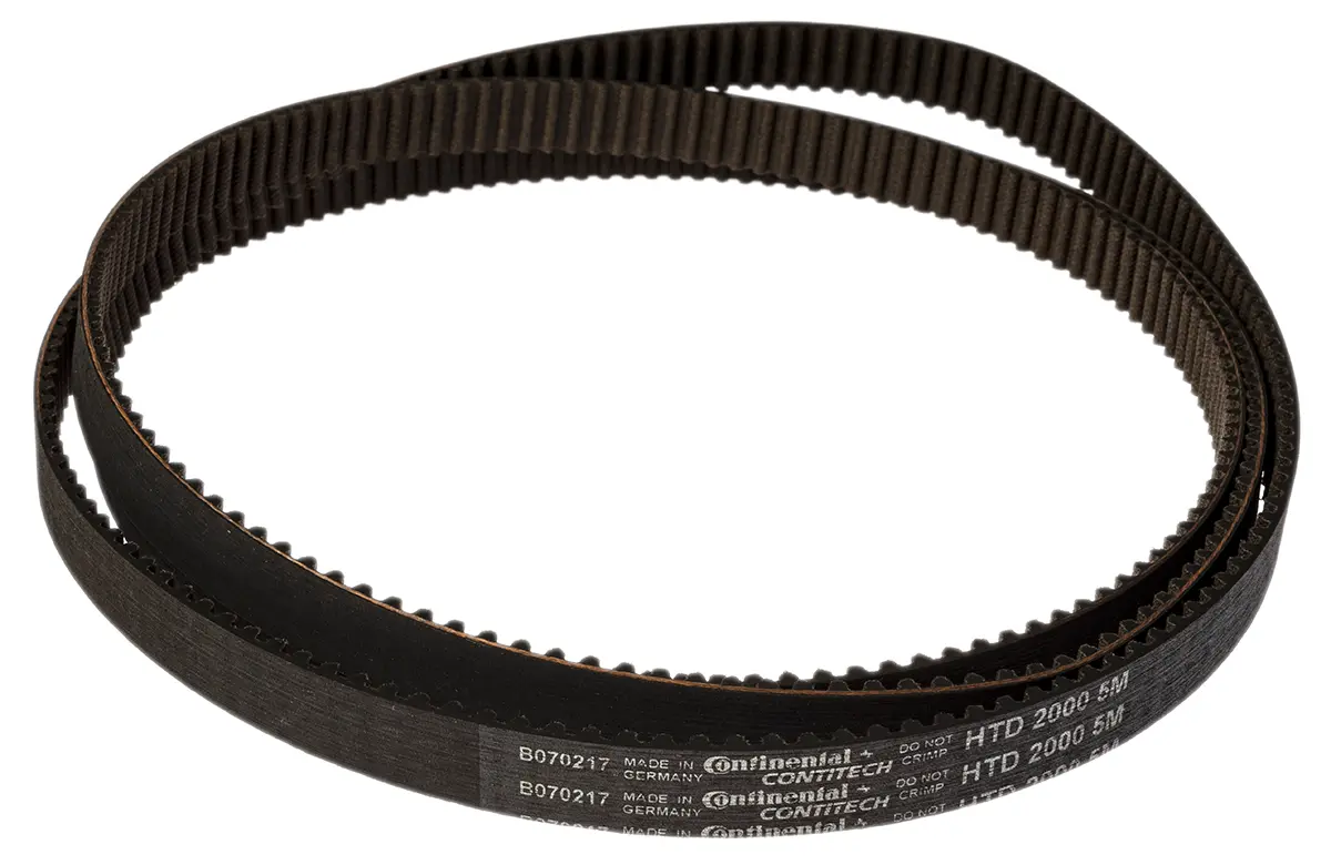 Produktfoto 1 von Contitech Glaskabel Gummi Zahnriemen 400 Zähne 2 m 15 mm, Teilung 5 mm
