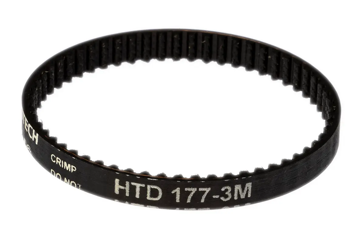 Produktfoto 1 von Contitech Glaskabel Gummi Zahnriemen 59 Zähne 177 mm 6 mm, Teilung 3 mm
