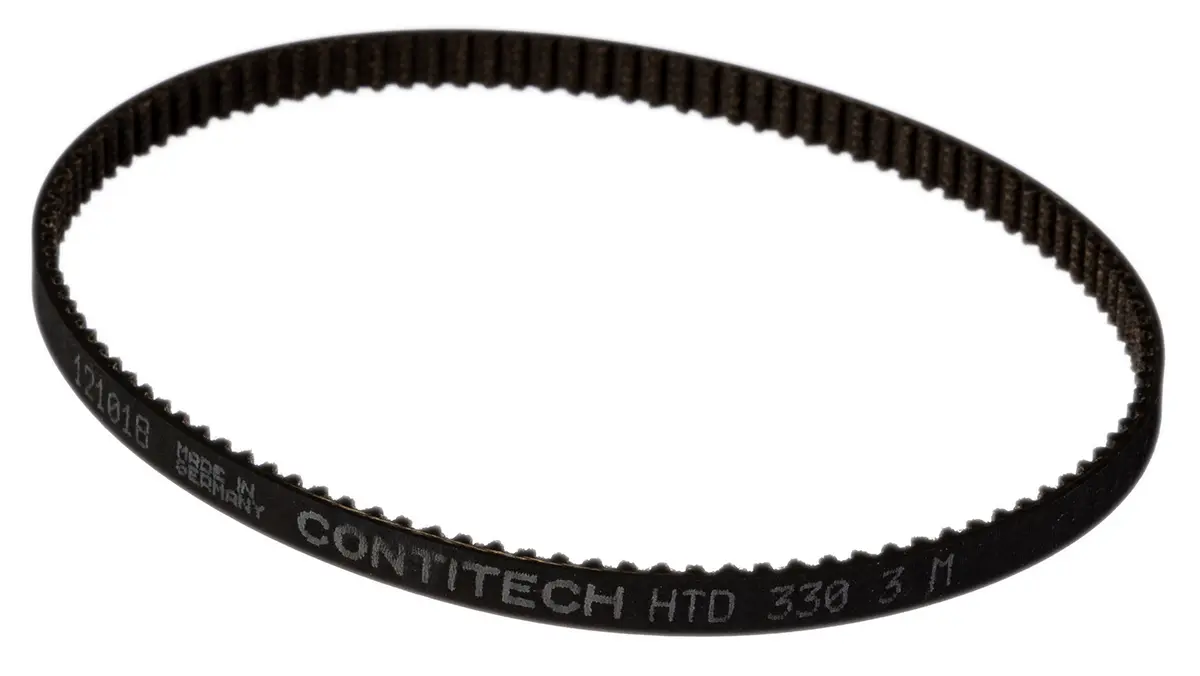 Produktfoto 1 von Contitech Glaskabel Gummi Zahnriemen 110 Zähne 330 mm 6 mm, Teilung 3 mm