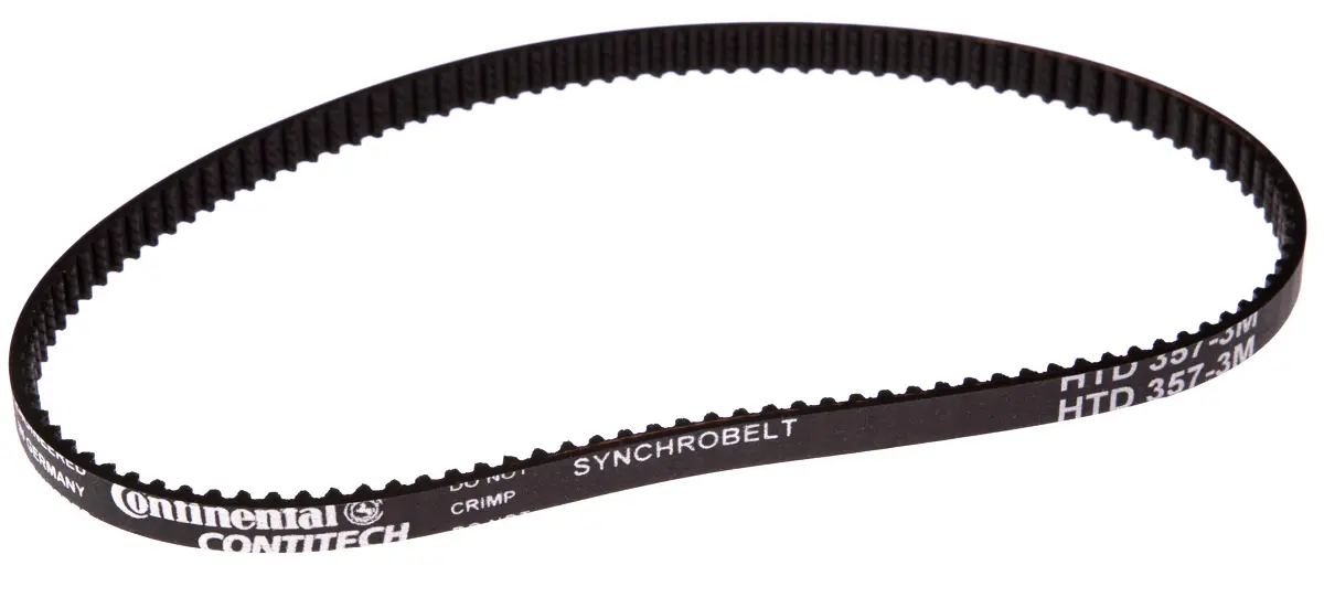 Produktfoto 1 von Contitech Glaskabel Gummi Zahnriemen 119 Zähne 357 mm 6 mm, Teilung 3 mm