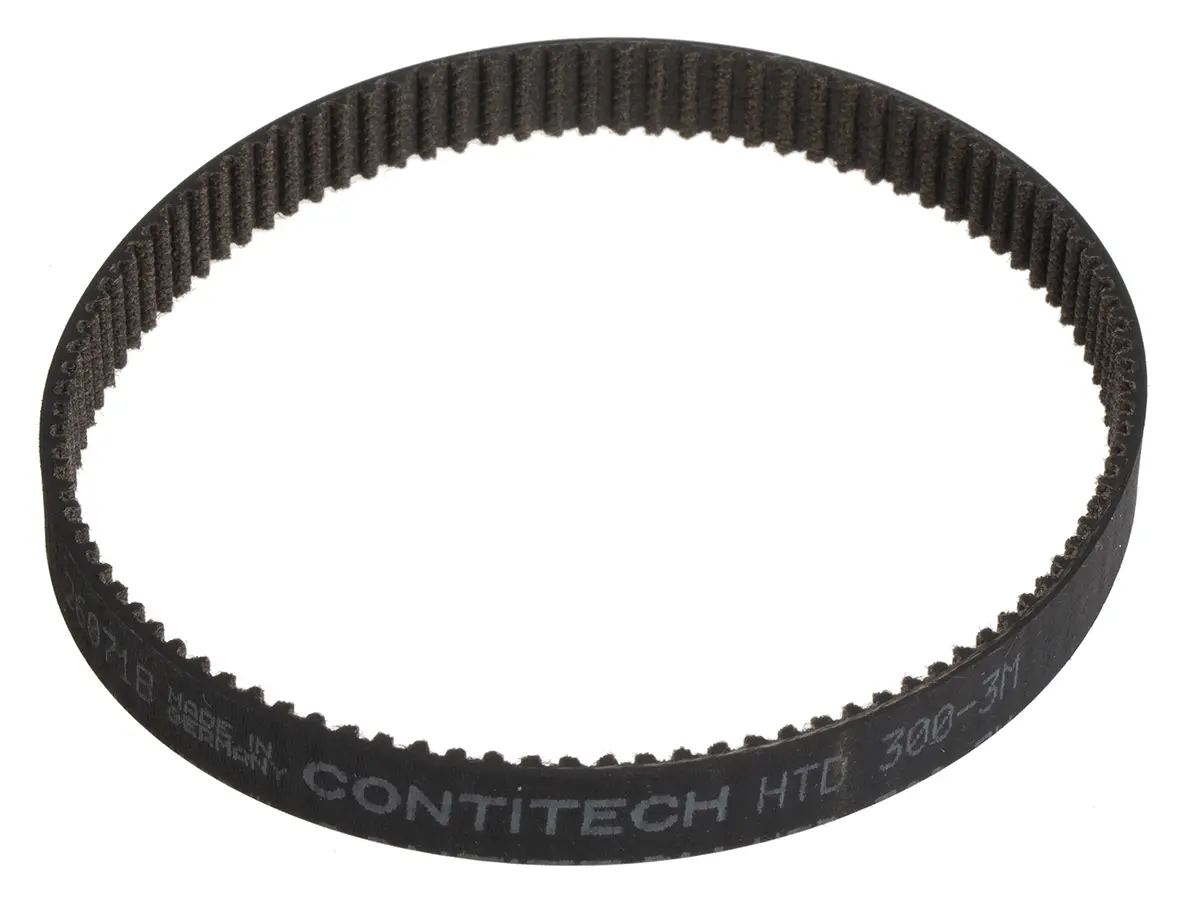 Produktfoto 1 von Contitech Glaskabel Gummi Zahnriemen 100 Zähne 300 mm 9 mm, Teilung 3 mm