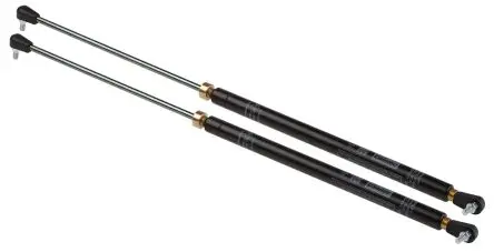 Produktfoto 1 von Camloc Gas Springs Gasdruckfeder Stahl, Gelenklager, 450 mm, Mat.Endanschluss Nylon, Stahl, Hub L. 200 mm, ø 15 mm, 50 N