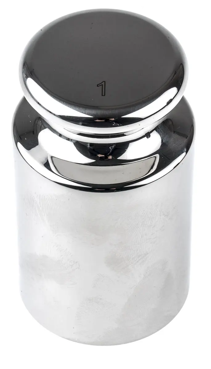 Produktfoto 1 von Kern Prüfgewicht 1kg für Waagen, 1kg F1 Edelstahl