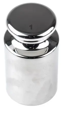 Produktfoto 1 von Kern Prüfgewicht 1kg für Waagen, 1 kg, Klasse F1, Edelstahl