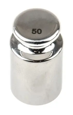 Kern Prüfgewicht 50g für Waagen, 50 g, Klasse F1, Edelstahl