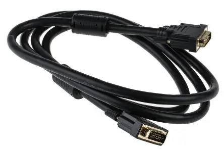 Produktfoto 1 von RS PRO DVI-Kabel A DVI-I - Stecker B DVI-I - Stecker, 2 m Polyvinylchlorid Schwarz