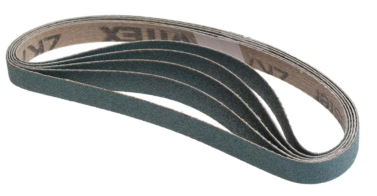 Produktfoto 1 von PREVOST TBS 10330K120 Schleifriemen, Aluminiumbeschichtet, Fein Grad, Korngröße P120, 330 mm 10 mm
