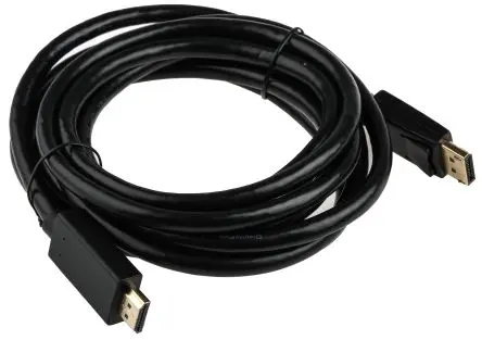 Produktfoto 1 von RS PRO, Stecker DisplayPort-Kabel A DisplayPort B HDMI - Stecker, 3 m Polyvinylchlorid