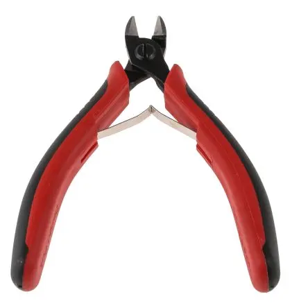 Produktfoto 1 von RS PRO Glatt Seitenschneider Schließer (NO) 120mm / Backen 13mm, Schneidleistung 1 mm