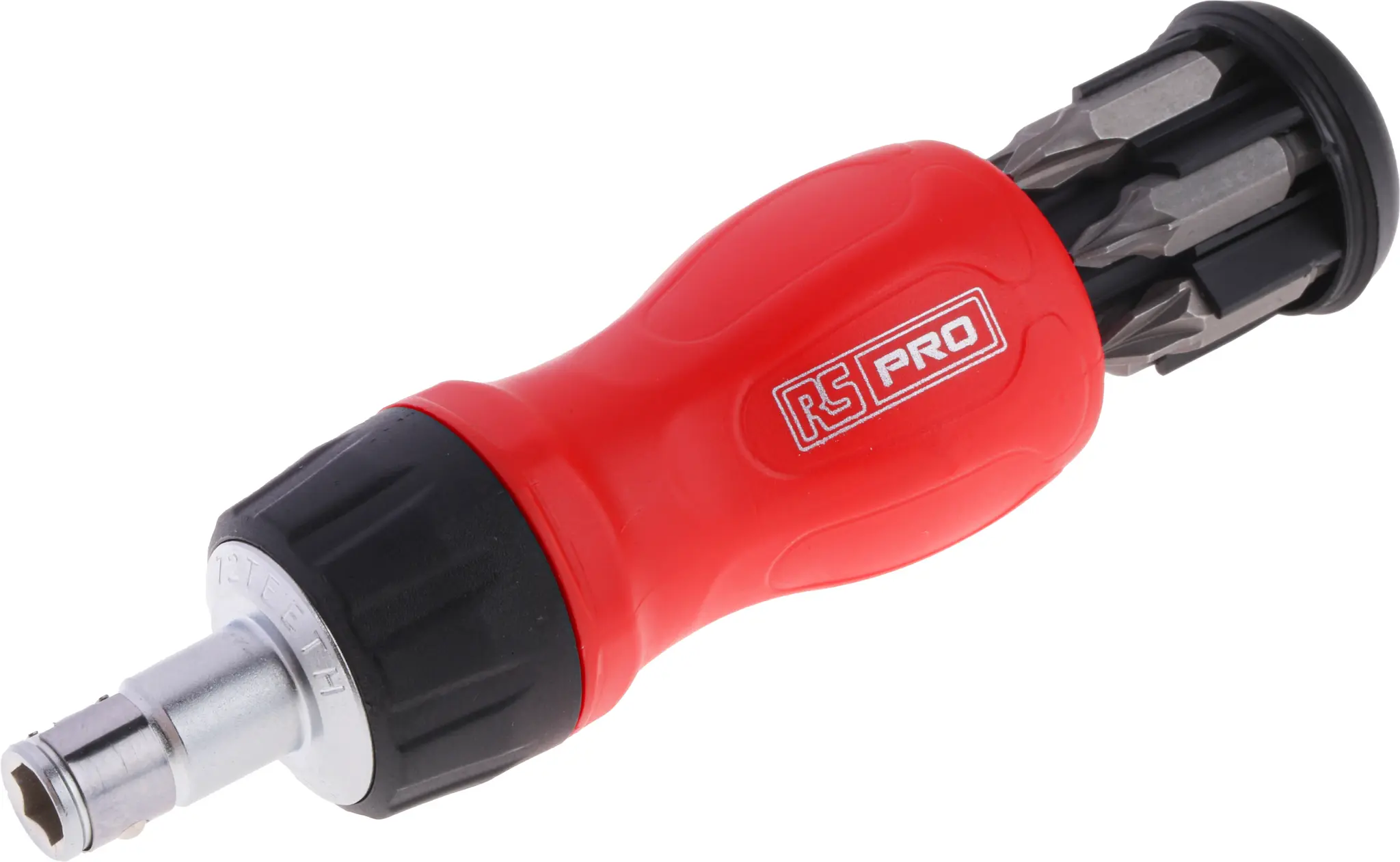 Produktfoto 1 von RS PRO Pozidriv, Geschlitzt, Phillips, Innensechsrund Ratsche Treiberbit Edelstahl 1/4 in PH1, PH2, PZ1, PZ2, SL6,