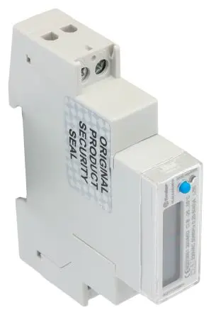 Produktfoto 1 von Finder 7E Energiemessgerät LCD 90.4 mm x 18 mm Energiemessgerät, 7-stellig / 1-phasig 2 Ausg. Impulsausgang