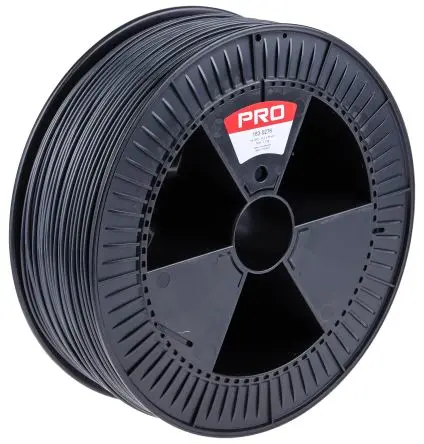Produktfoto 1 von RS PRO PLA 3D-Drucker Filament zur Verwendung mit Gängige Desktop-3D-Drucker, Grau, 2.85 mm, Fused Deposition Modelling