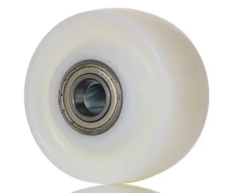 Produktfoto 1 von Tente Rollwagenrolle Weiß, Mat. Polyamid, 1200 kg Ø 100 mm, B. 50 mm
