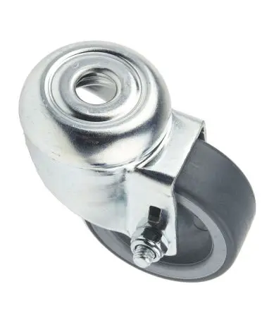 Produktfoto 1 von Tente Drehbar Rolle, Rad ø 50 mm, 50 kg, Ges H. 69 mm, Rad B. 19 mm
