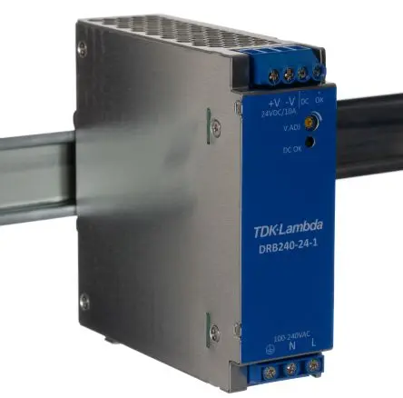 Produktfoto 1 von TDK-Lambda DRB120-480 DIN-Schienen Netzteil Geschalteter Modus 264V ac AC / 10 A 24V dc DC 240 W