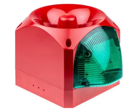 Produktfoto 1 von Klaxon PNV Sirene 230V ac Grün IP66 / 110 dB 116 dB @ 1m