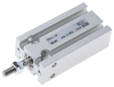 Produktfoto 1 von SMC 10 mm CDU Pneumatikzylinder Doppeltwirkend