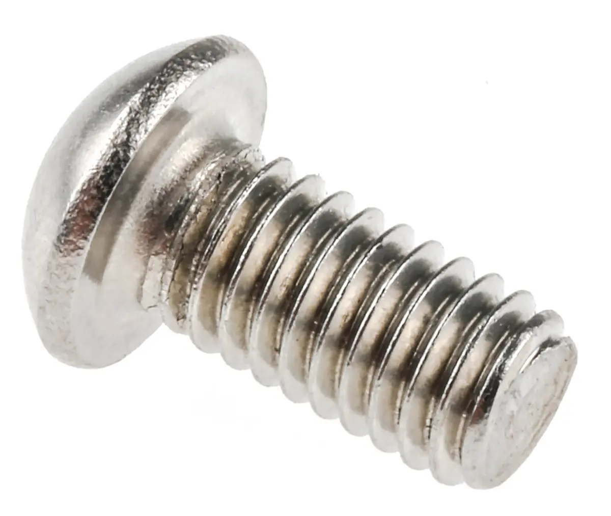 Produktfoto 1 von RS PRO Linsenkopf Innensechskantschraube, Edelstahl A2, M6 x 1mm, 12mm