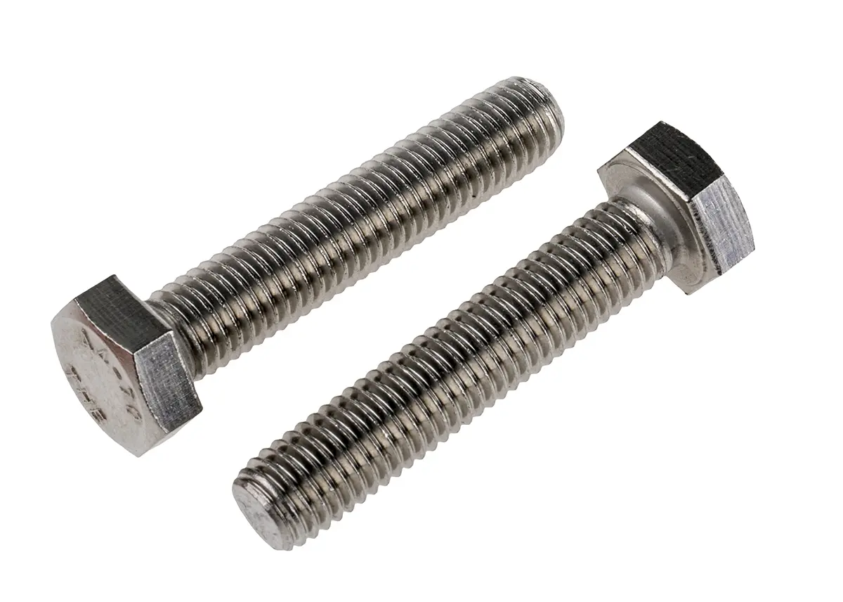 Produktfoto 1 von RS PRO x 60 mm Sechskantschraube, Edelstahl, DIN 933