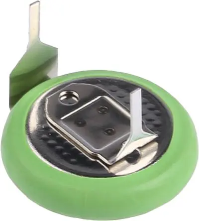 Produktfoto 1 von Panasonic, Lithium-Poly-Carbonmonofluorid Knopfzelle Ø 12.5 mm, 3 V / 48 mAh