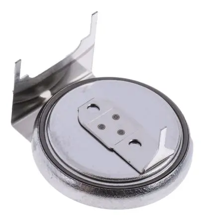 Produktfoto 1 von Panasonic, Lithium-Poly-Carbonmonofluorid Knopfzelle Ø 16 mm, 3 V / 120 mAh