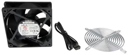 Produktfoto 1 von Omron R89F Axiallüfter, Kugel, 100V ac, 240 V ac / 4.4 W 80 mA, 3250 U/min, 3 m³/min 38 mm 120mm 120 mm