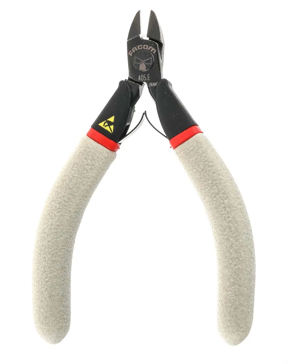 Produktfoto 1 von Facom ESD-Sicherheit Glatt Schließer (NO) 110 mm / Backen 9.5mm, Schneidleistung 1.3 mm