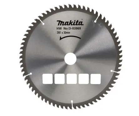 Produktfoto 1 von Makita 70 Wolframcarbid Holz Kreissägeblatt, Ø 260 mm 1
