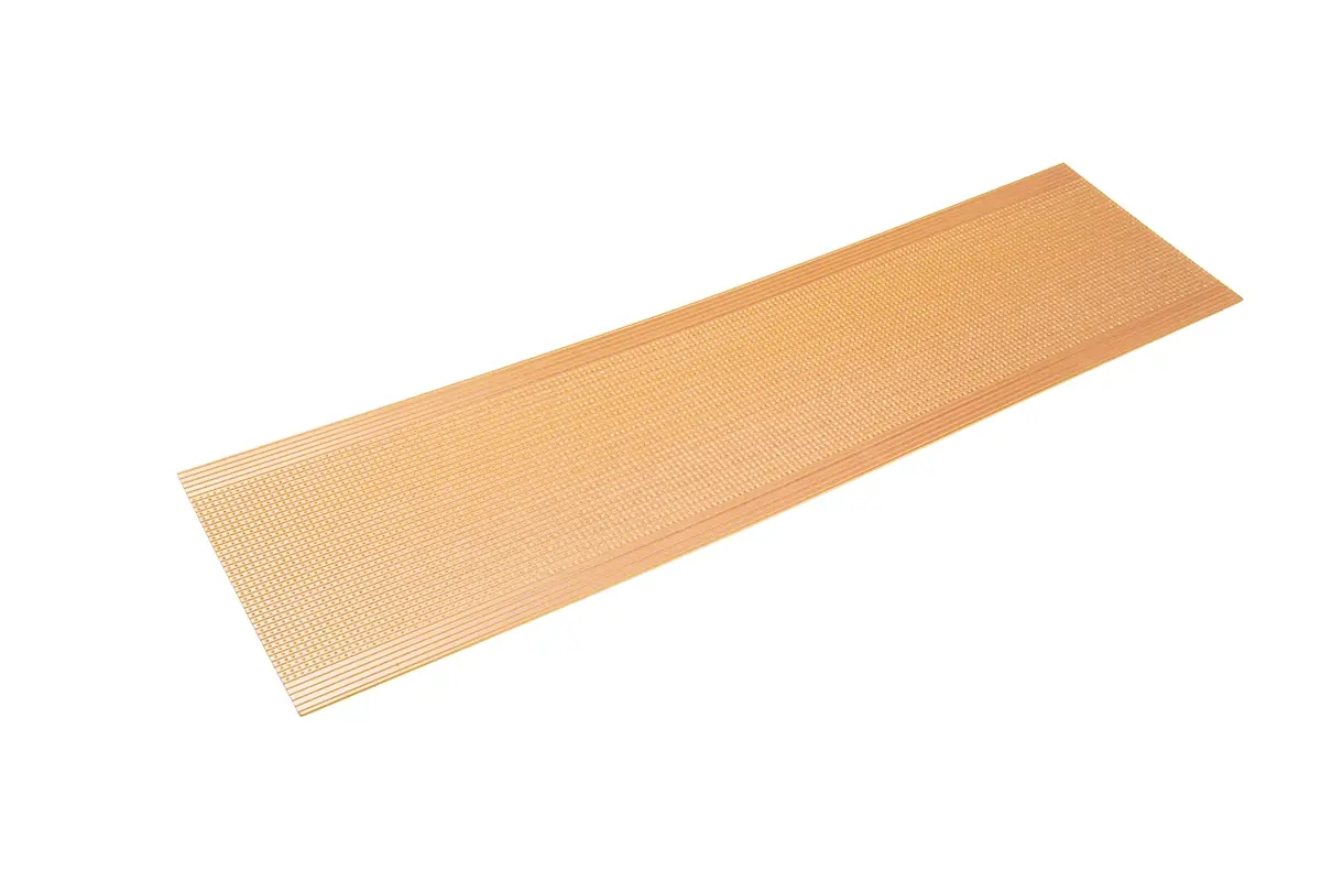 Produktfoto 1 von RS PRO Streifenplatinen, 1-seitig 454.66 mm, PCB-Bohrung 1.02 mm 119.38 mm, 36 x 179 FR1