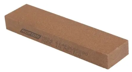Produktfoto 1 von Norton Schleifstein, Mittel 25mm x 102 mm x 13 mm, Öl, Indien, Crystolon, Arkansas