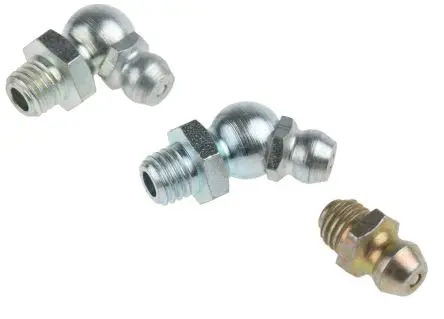 Produktfoto 1 von RS PRO Schmiernippelkit enthält H1 gerade 1/4 Zoll UNF (x50), H2-45 1/4 Zoll UNF (x50), H3-90 1/4 Zoll UNF (x50), Box